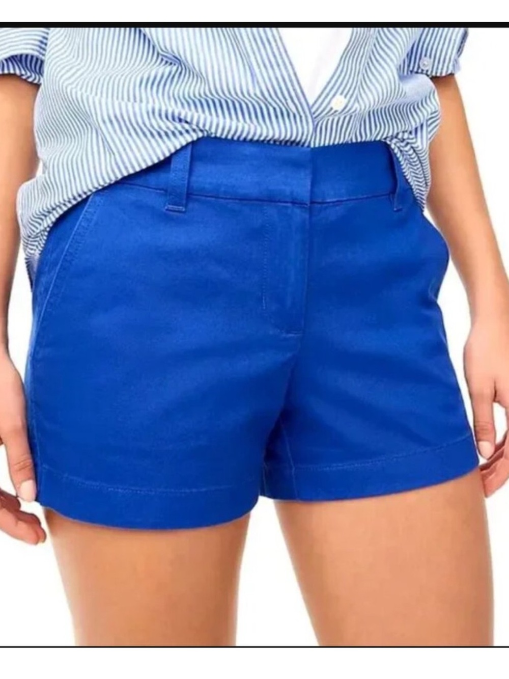J. Crew Chino Royal Blue Cotton Women’s Shorts 00